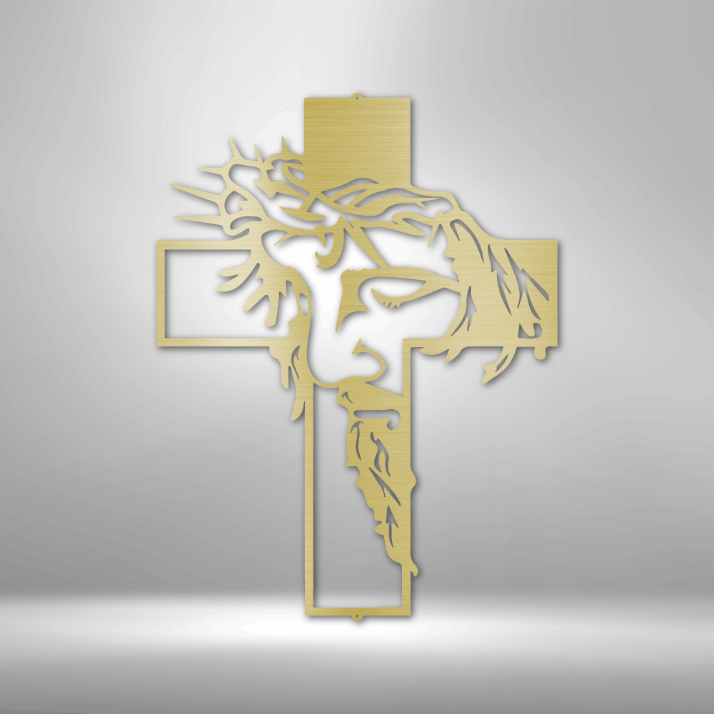 Christ Cross - Steel Sign