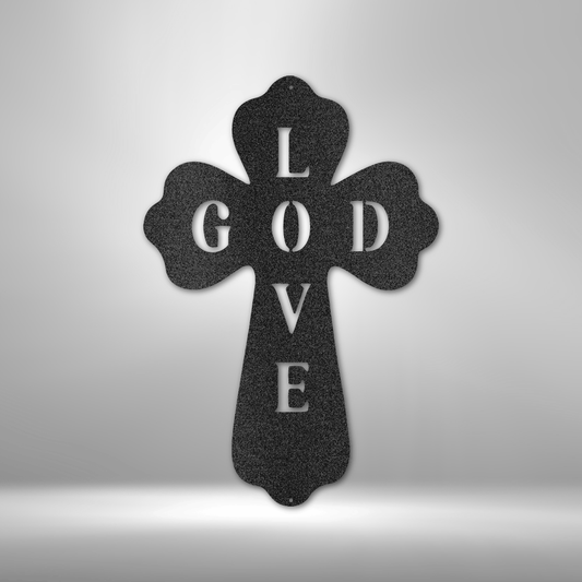 God Love - Steel Sign